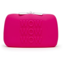 Силиконовый чехол «WOW Small» для хранения игрушек, розовый, Happy Rabbit 73138, длина 16.5 см.