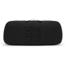 Силиконовый чехол «Love Medium» для хранения, черный, Happy Rabbit 73139, длина 25.4 см.