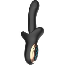 Компактная секс-машина с постукивающим эффектом, цвет черный, Secwell SW3056R, длина 22 см.