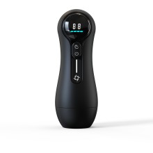 Мастурбатор в колбе с вибрацией и всасыванием, Secwell SW-F015