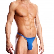 BlueLine эротические Т-стринги для мужчин, размер L/XL, цвет голубой, BLM024, из материала Полиэстер