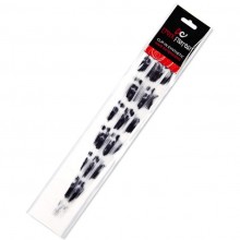Черно-белые Clip-in локоны с принтом панды, из материала ПВХ