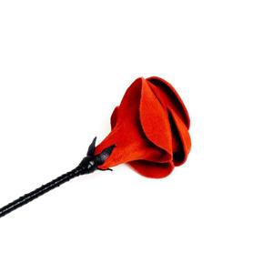 Стек «Красная роза», длина 700 мм, Бистли Аксессориз 10905, из материала Кожа