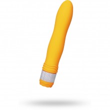 Оранжевый водонепроницаемый интимный вибратор, длина 21.5 см, «Sexus Funny Five» 931006, из материала Пластик АБС, длина 21.5 см.