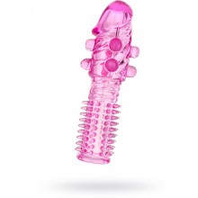 Насадка гелевая с розовыми шариками, 818028-3, цвет розовый, длина 14 см.