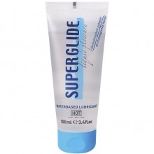 Hot «Superglide» вагинальная смазка на водной основе для чувствительной кожи, объем 100 мл, цвет прозрачный, 100 мл.