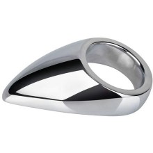 Кольцо с металлическим языком Teadrop, диаметр 4.5 см, размер S, бренд EroticFantasy, диаметр 4.5 см.