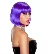 Фиолетовые парик-каре Playfully Purple Ef-wg-19-pur, бренд EroticFantasy, из материала Акрил