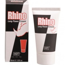 Hot «Rhino Long Power Cream» крем-пролонгатор для мужчин, объем 30 мл, бренд Hot Products, 30 мл.