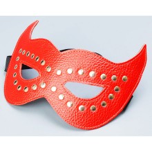 Маска кожаная, цвет красный, СК-Визит 3087-2, бренд Sitabella