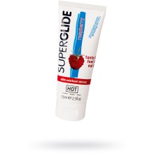 Hot «SuperGlide Taste it Raspberry» съедобная смазка для орального секса со вкусом малины 75 мл, бренд Hot Products, 75 мл.