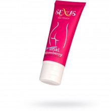 Анальная гель-смазка на водной основе для женщин с ароматом клубники Silk Touch Strawberry Anal 50мл, 817006, бренд Sexus Lubricant, 50 мл.