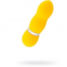 Вибратор водонепроницаемый Funny Five желтый 10 см, из материала Пластик АБС, длина 10 см., со скидкой