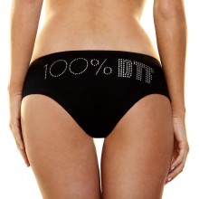 Трусики-слипы с принтом «100 DTF», размер S/M, Hustler HRP-07, бренд Hustler Lingerie