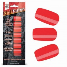 Набор лаковых полосок для ногтей «Красный шик» Nail Foil, Erotic Fantasy EF-NT01, бренд EroticFantasy
