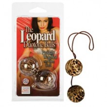California Exotic «The Leopard Duotone Balls» леопардовые вагинальные шарики, SE-1312-00-2, бренд CalExotics, диаметр 3 см., со скидкой