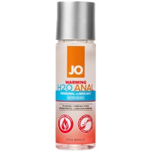 Анальный лубрикант на водной основе с разогревающим эффектом «JO Anal H2O Warming» от компании System JO, объем 60 мл, 250603, 60 мл.