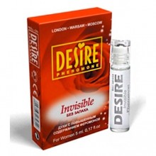Женский парфюм с феромонами «Desire Invisible №0» без запаха от компании Роспарфюм, объем 5 мл, RP-25148, из материала Масляная основа, 5 мл., со скидкой