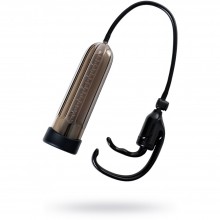 Вакуумная помпа-массажер для мужчин Sexus Men «Pump Expert» - цвет черный, 709013, длина 23 см.