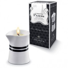 Mystim «Petits Joujou Paris» массажное масло в виде свечи «Ваниль и сандаловое дерево» 120 г., бренд Petits JouJoux, цвет Белый, 120 мл.