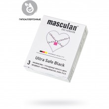 Masculan «Ultra Strong Type 4» презервативы ультра прочные 3 шт., цвет зеленый, длина 19 см.