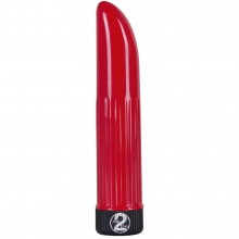 «Lady Finger» небольшой пластиковый вибратор для предварительных ласк, цвет красный, длина 13 см.