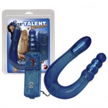 You 2 Toys «Sexy Talent» двойной вибратор, бренд Orion, цвет Голубой, длина 32 см.