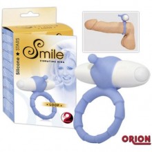 You 2 Toys Smile «Loop» кольцо для члена с вибрацией голубое, из материала Силикон, коллекция You2Toys, длина 7 см.