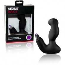 Nexus «MAX 5» массажер простаты черный, с вибрацией, длина 125 мм ширина 38 мм, длина 12.5 см.
