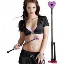 Фиолетовая шлепалка «Bad Kitty Сердечко», Orion 24903313000, длина 45 см., со скидкой