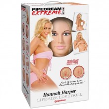 Реалистичная искусственная женщина для секса Pipedream PDX Dollz «Hannah Harper», PDRD300, из материала Винил, цвет Телесный, 2 м., со скидкой