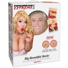 Реалистичная секс-кукла толстушка «Big Beautiful Becky Life-Size Love Doll», Topco Sales PDRD302, бренд PipeDream