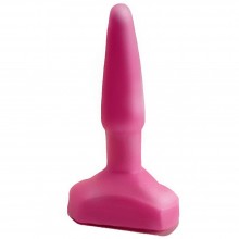 Гелевая анальная пробка-массажер, Биоклон 432700ru, бренд LoveToy А-Полимер, цвет Розовый, длина 11.5 см.