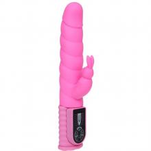 Женский хай-тек вибратор, цвет розовый, Baile BW-049431, длина 25.7 см.