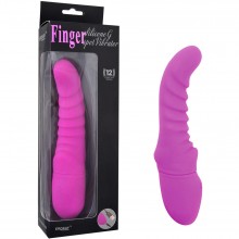 Вибратор женский для точки G «Rechargeable G Curve Purple» Erokay EK-1402-PURL, длина 20 см.