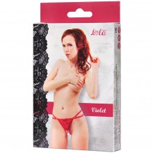 Эротические трусики с доступом «Violet», размер 42-44, Lola Lingerie 10108-42-44Lola, цвет Красный