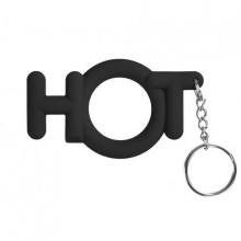 Эрекционное кольцо «Hot Cocking», цвет черный, Shots Toys SH-SHT060BLK, бренд Shots Media, из материала Силикон, диаметр 5.1 см., со скидкой