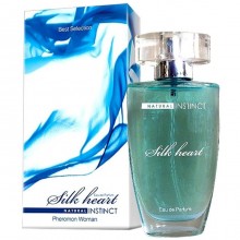 Женская парфюмерная вода «Silk Heart Natural Instinct» от компании Парфюм Престиж, объем 50 мл, nat-50-9, цвет Голубой, 50 мл., со скидкой