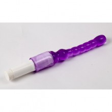 Анальный стимулятор-вибратор, цвет светло фиолетовый, White Label 47014, длина 24 см.