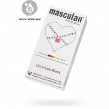 Masculan «Ultra Strong Type 4» презервативы ультра прочные 10 шт., цвет зеленый, длина 19 см.