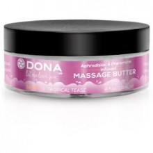 Увлажняющий крем-масло для массажа DONA Massage Butter Sassy Aroma: Tropical Tease 115 мл, 115 мл.