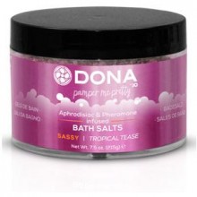 Соль для ванны Dona «Bath Salt Sassy Aroma Tropical Tease» 215 г
