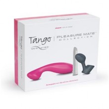 We-Vibe «Tango Pleasure Mate Collection» вибро-набор с двумя насадками, из материала Силикон, цвет Белый