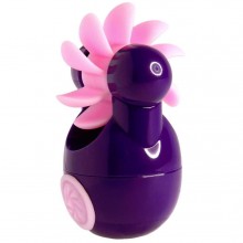 Клиторальный вибростимулятор-язычок «Sqweel Go Pink» от компании Lovehoney, цвет фиолетовый, sq-46092, длина 7.6 см.