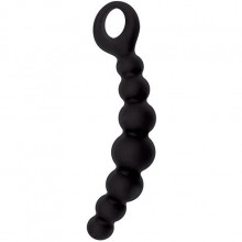 Анальный стимулятор-елочка «Caterpill Ass», цвет черный T4L-700918, бренд Toyz4lovers, из материала Силикон