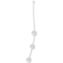 Анальный стимулятор-шарики «Jammy Jelly Anal 3 Beads», цвет прозрачный, Toyz4lovers T4L-700718, длина 15.5 см.
