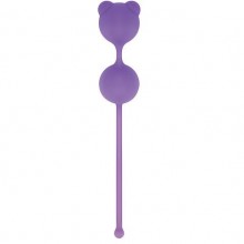 Вагинальные шарики со смещенным центром тяжести «Pussynut Double», цвет фиолетовый, T4L--801775, бренд Toyz4lovers, из материала Силикон, длина 16.5 см., со скидкой