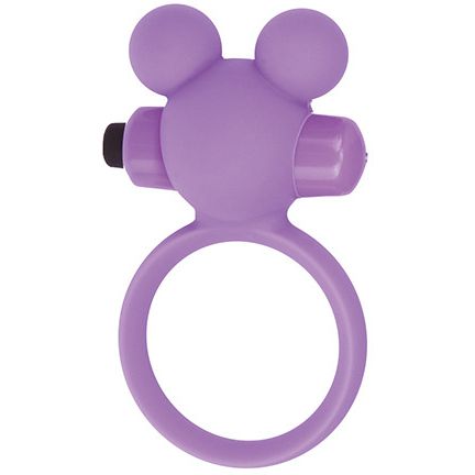 Эрекционное виброкольцо «Teddy Cockring», цвет фиолетовое, Toyz4lovers T4L-801786, из материала Силикон, диаметр 3 см.