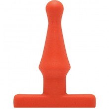 Анальная пробка «Bum Buddies», цвет оранжевый, Topco Sales 1003029, из материала Силикон, длина 9 см.
