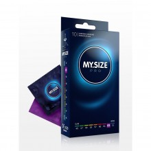 Презервативы MY SIZE размер 69, упаковка 10 шт., из материала Латекс, цвет Прозрачный, длина 22.3 см.